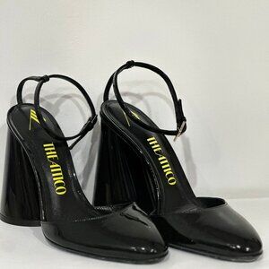 THE ATTICO LUZ BLACK SLINGBACK HEELS SIZE 40